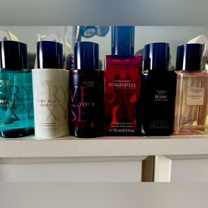 Victoria secret sprays set of 6
